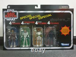 Star Wars Vintage Collection Exclusive The Bad Batch 4-Pack LOT 3.75 IN HAND