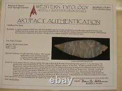 Stermer COA's Authentic 12 piece TURKEY TAIL CACHE Indian Arrowhead Artifact