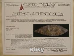 Stermer COA's Authentic 12 piece TURKEY TAIL CACHE Indian Arrowhead Artifact