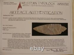 Stermer COA's Authentic 12 piece TURKEY TAIL CACHE Indian Arrowhead Artifact