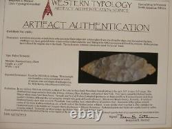 Stermer COA's Authentic 12 piece TURKEY TAIL CACHE Indian Arrowhead Artifact