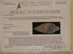 Stermer COA's Authentic 12 piece TURKEY TAIL CACHE Indian Arrowhead Artifact