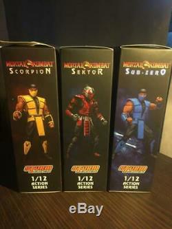 Storm Collectibles Mortal Kombat Lot (scorpion, Sektor, Sub-zero) (displayed)