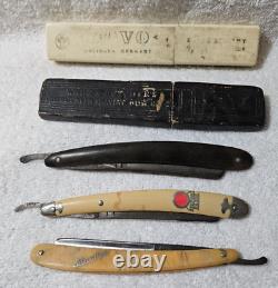 Straight Razor Lot of 5 Wade & Butcher Dovo Sheffield Adoration Red Point