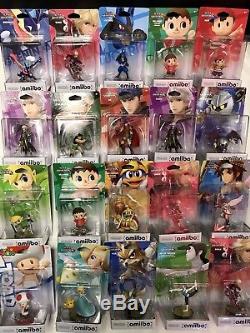 Super Smash Bros. Nintendo Amiibo Collection Lot of 20 BRAND NEW WOW