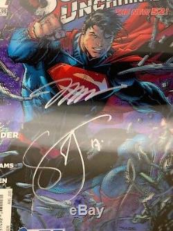 Superman Unchained #1 3D RRP Variant + Set Sketch Jim Lee Scott Stan Snyder CGC