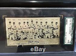 T200 1913 Fatina Cigaretts baseball card graded collection 8 total cards