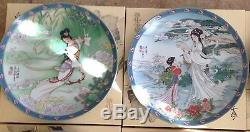THE LEGENDS OF WEST LAKE China Authentic Porcelain Collectors Plates Set of 12