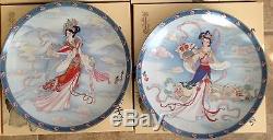 THE LEGENDS OF WEST LAKE China Authentic Porcelain Collectors Plates Set of 12