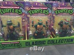 TMNT Classic Collection 6 Teenage Mutant Ninja Turtles set case of 12 MOSC lot