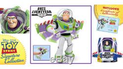 TOY STORY SIGNATURE COLLECTION WOODY & BUZZ LIGHTYEAR Disney Thinkway NEW LOT 2