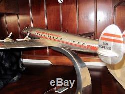 TWA SUPER CONSTELLATION AIRLINER AIRPLANE MODEL with TWA GRAPHICS