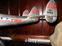 TWA SUPER CONSTELLATION AIRLINER AIRPLANE MODEL with TWA GRAPHICS