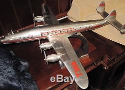 TWA SUPER CONSTELLATION AIRLINER AIRPLANE MODEL with TWA GRAPHICS