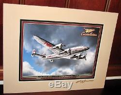 TWA SUPER CONSTELLATION AIRLINER AIRPLANE MODEL with TWA GRAPHICS