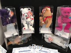 TY BEANIE LOT of 200 BEANIE BABIES/RARE/RETIRED/COLLECTION/AUTHENTICATED