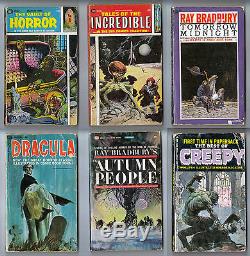 Tales Of The Incredible, Vault Of Horror, Best Of Creepy 6 Books 1965 Ballantine