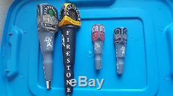 Tap Handle Lot PABST GREAT WHITE SCRIMSHAW STONE LOST COAST CRAFT BEER 65 handle