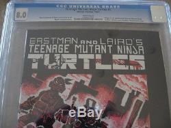 Teenage Mutant Ninja Turtles 1 TMNT CGC 8.0 First Print White + 2 9.6 and 4 9.4