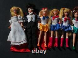 Ten Vintage 6 Sailor Moon Irwin Dolls Lot 1997 HTF