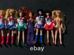 Ten Vintage 6 Sailor Moon Irwin Dolls Lot 1997 HTF