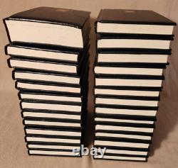 The Agatha Christie Mystery Collection 27 Books Lot Black Hardcover Leatherette