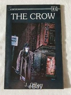 The Crow Caliber Comics # 1 2 3 4 Lot Artist J. O'Barr 1st 3rd Printing Rare