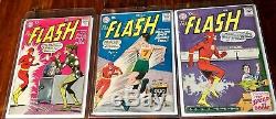 The Flash #106, 107, 108. Scarce Key Gorilla Grodd Trilogy. Higher-Mid Grade