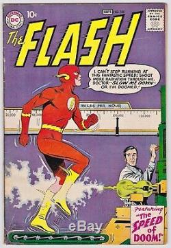 The Flash #106, 107, 108. Scarce Key Gorilla Grodd Trilogy. Higher-Mid Grade