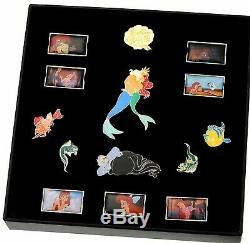 The Little Mermaid Pin Box Set 30th Anniversary 14 Pins Set Disney Store Japan