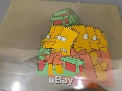 The Simpsons Shorts 19 Early Color Animation Cels BART CAUGHT WITH COOKIES