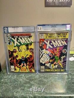 The Uncanny X-men #134, #135, #136, #137 Dark Phoenix Saga Cgc/pgc Graded Lot