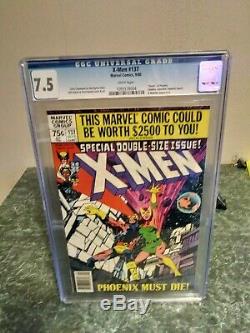 The Uncanny X-men #134, #135, #136, #137 Dark Phoenix Saga Cgc/pgc Graded Lot