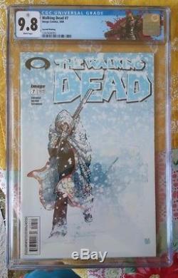 The Walking Dead #7 1st & 2nd print Both CGC 9.8 NM/MT Rick Labels! 1st Tyreese