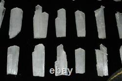 Thick scolecite stick lot (34 NOS) Mineral SPECIMEN (wholesale lot)