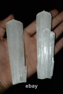 Thick scolecite stick lot (34 NOS) Mineral SPECIMEN (wholesale lot)