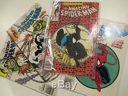 Todd McFarlane set of AMAZING SPIDERMAN #'s 298, 299, 300, and 301! High Grade