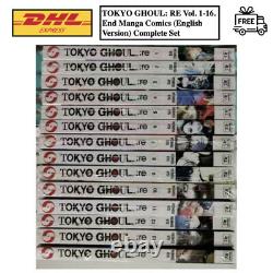 Tokyo Ghoul RE Sui Ishida Vol. 1-16. End Complete Manga Comics English Version