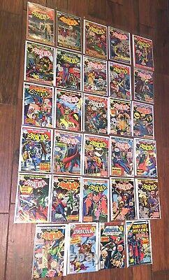 Tomb Of Dracula #1 through #25 plus GS1. Nice set all unrestored. Free shipping