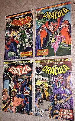 Tomb Of Dracula #1 through #25 plus GS1. Nice set all unrestored. Free shipping