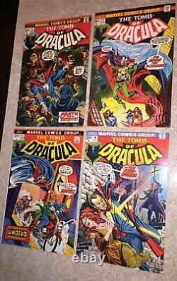 Tomb Of Dracula #1 through #25 plus GS1. Nice set all unrestored. Free shipping