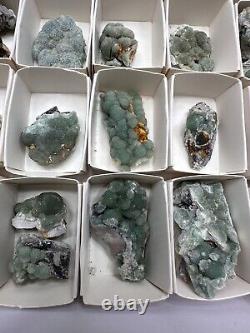 Top Quality Wavellite Wholesale Flat (46) Rare Wavellite Specimens, Arkansas