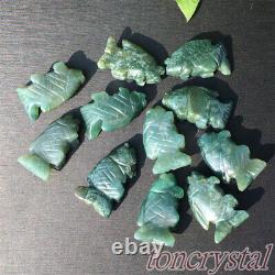 Top Wholesale Mix Natural Quartz Crystal Mini Fish Carved Crystal Healing 50PCS