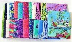Tula Pink Homemade 25 Fat Quarter Bundle Full Collection, Cotton Fabric