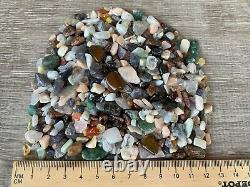 Tumbled Mix Semi Tumbled Gemstone Mini Chips 5 15 mm, Wholesale Bulk Lot