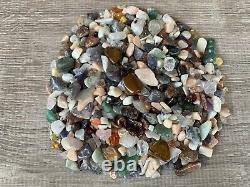 Tumbled Mix Semi Tumbled Gemstone Mini Chips 5 15 mm, Wholesale Bulk Lot