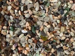Tumbled Mix Semi Tumbled Gemstone Mini Chips 5 15 mm, Wholesale Bulk Lot
