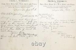 Two 1896 Wholesale Dealer Letter/notes. Lanford Florida