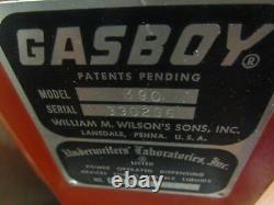 Two (2) vintage GASBOY fuel pumps GAS BOY good condition