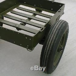Two New 4.00-12 Carlisle Rib Tires & Tubes fit US Army M3A4 Utility Hand Cart